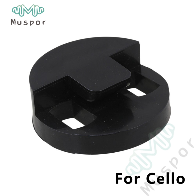 Violoncelle Double basse deux trous/Violoncello muet caoutchouc rond pour 4/4 ou 3/4: Cello Mute