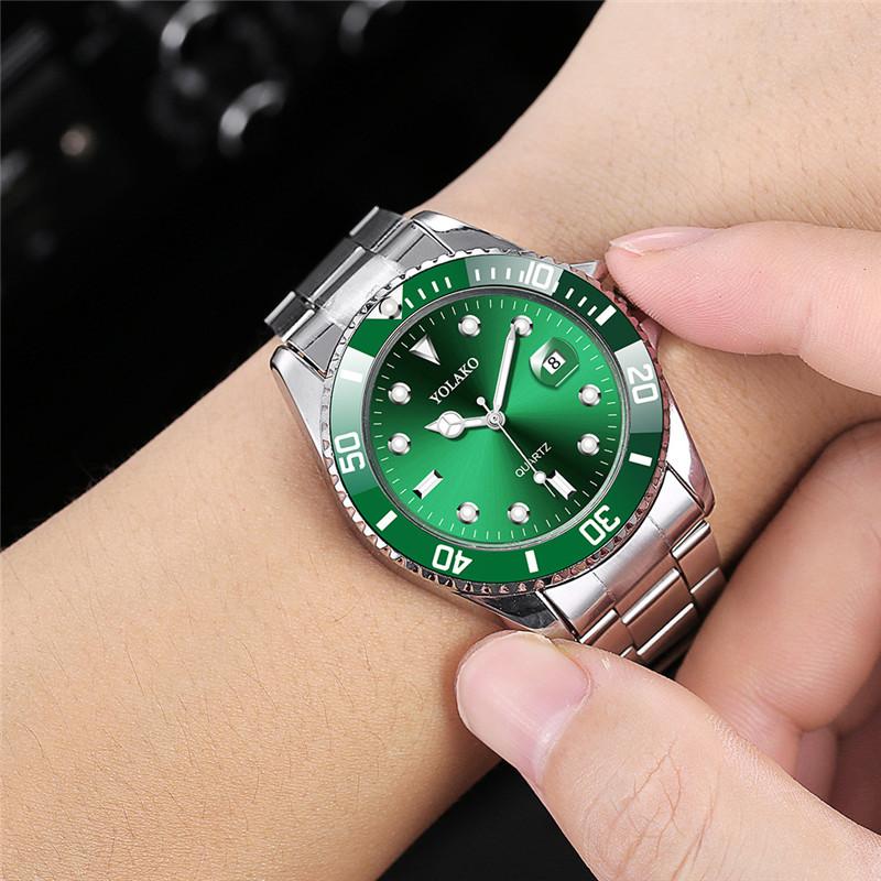 Montre de Sport homme de luxe horloge à Quartz hommes acier inoxydable affaires pour Renault trafic 2006 2001 megane 1996 2002 scénic 1999