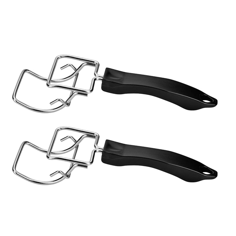 Set van 2 stuks: bakplaat voor airfryer, heteluchtoven, broodrooster, afzuigkap, ovenrek, trekstang, grillclip, ovenclip: Default Title