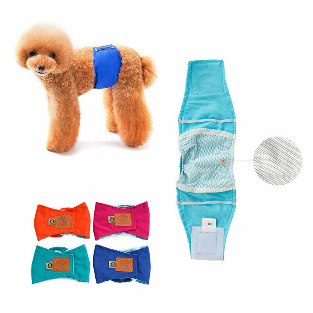 S-XL Männlichen Hund Welpen Windel Windeln Bauch Wrap Band Sanitär Physiologischen Hosen