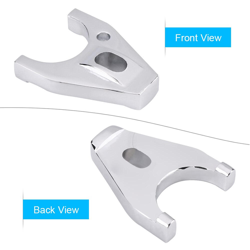 Auto-Styling Chrom Billet Aluminium Verteiler Klemme Halten Unten Praktische Metall Teile passen für Chevy SBC BBC SB BB HEI Elektronische