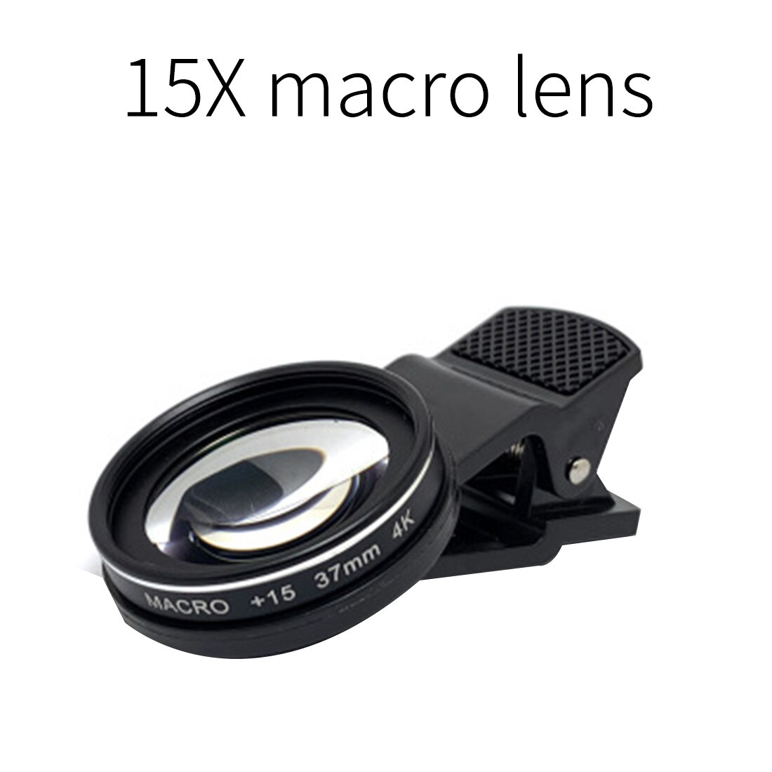 1x Smartphone Camera Lens Filter Set 37Mm Clip 15X 20X Groothoek Macro Nd Uv Ster Lijn Cpl Optische glas Voor Mobiele Mobiele Telefoon: 15X Macro Lens Set