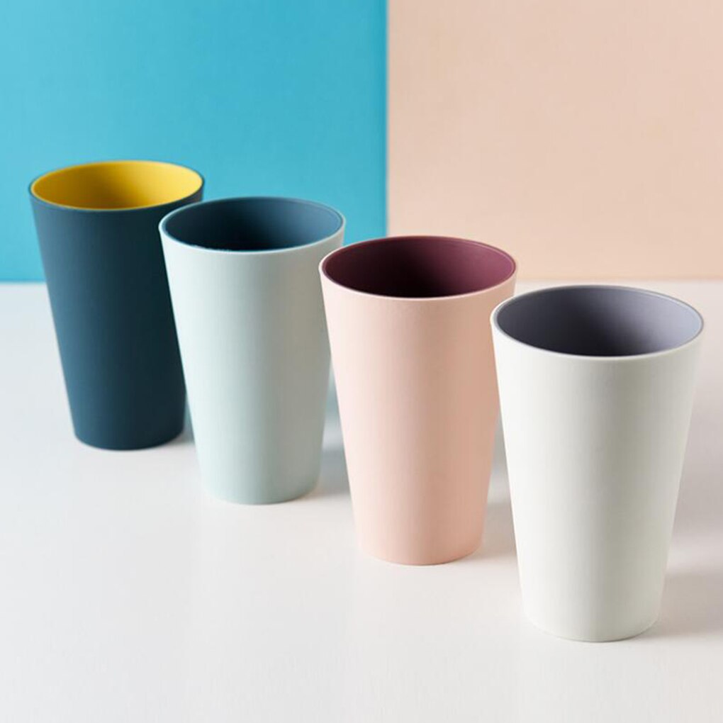 Toothbrush Cup Simple Nordic Travel Portable Wash Cup Bathroom Plastic Toothbrush Tumbler Good Morning Toothbrush Storage Box