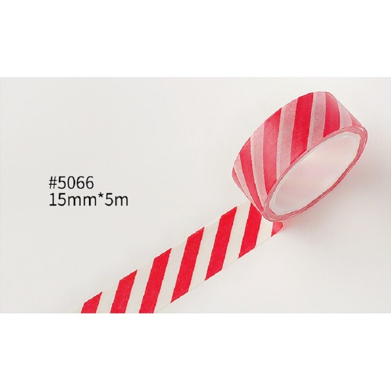 Piste washi teippi raita washi teippi ristikko washi teippi katkoviiva washi teippi peruskuvio washi paperiteippi: 5066