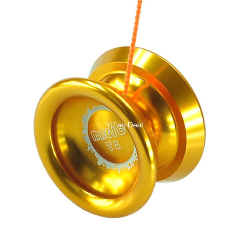 Golden yoyo Bal Magic YoYo T8 Shadow Aluminium Professionele Jojo