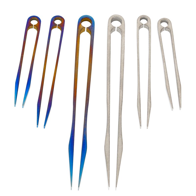 Tiartisan Keuken Tool titanium legering Pincet ultralight beactlful en colorfulsmall pincet Huishoudelijke tool