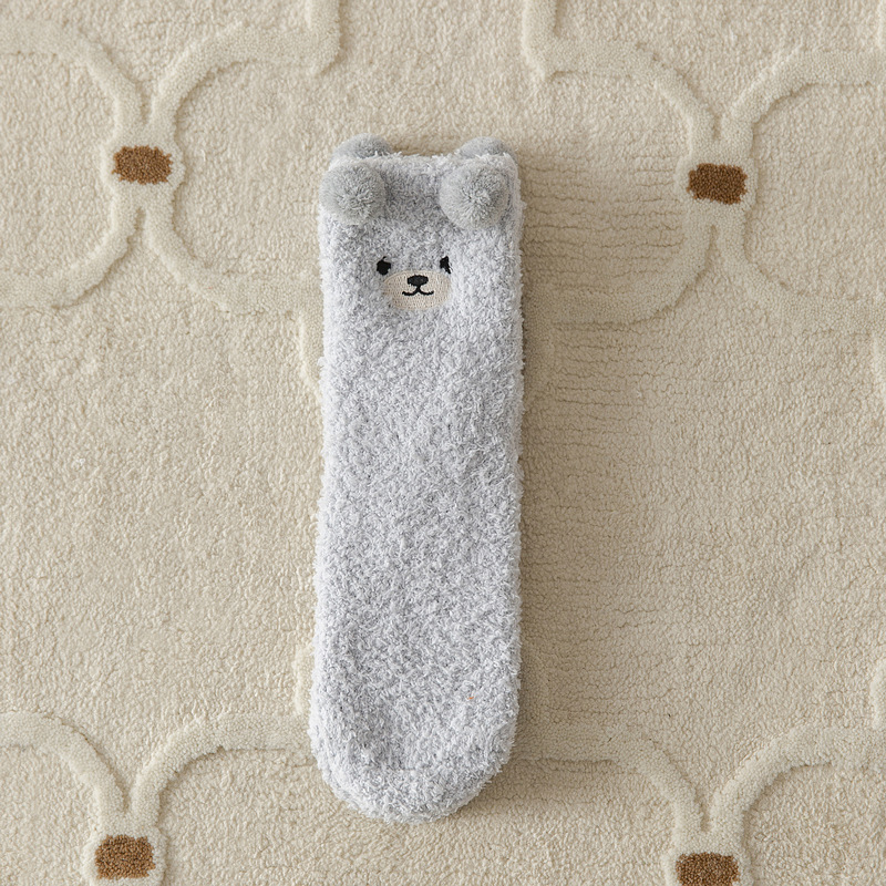 Clássico Knit Leg Warmers, Rib-Knit Joelho-High Leg Warmer Socks, meias das mulheres e meias: Marfim