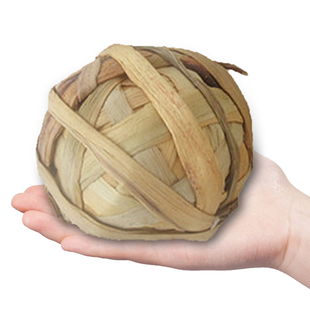 Boule tressée plante aquatique naturelle | Lapin Hamster, petit animal de compagnie, jouet à mâcher, perroquet, jouet sur pied