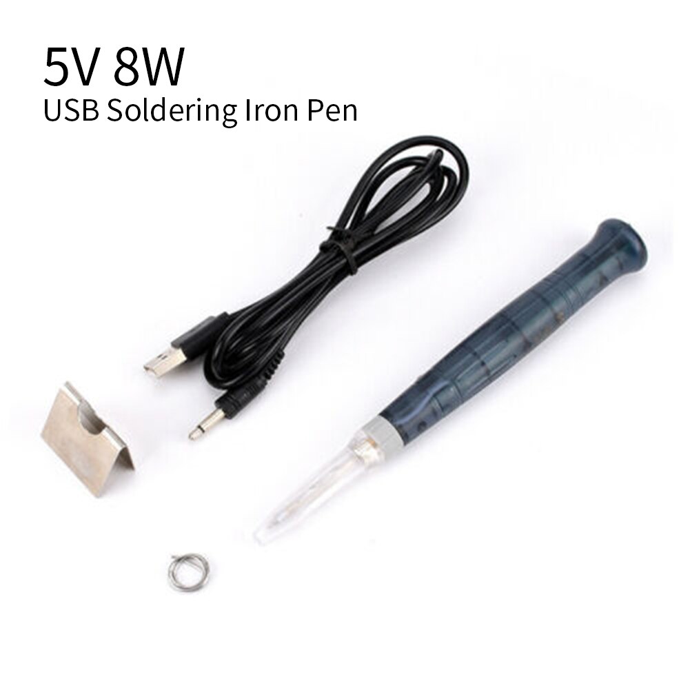 8W Portable USB Powered Soldering Iron Pen Kit Adjustable Temperature Soldering Iron Pen Welding Tool With Stand Electric