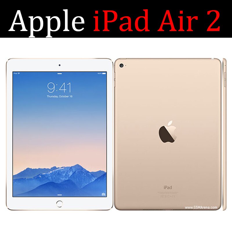 Etui na Apple ipad Air 2 9,7" 2014 Trzykrotnie składana podstawka ze skóry PU Smart Tablet Cover Skin For Air2 A1566 A1567 Protective Shell