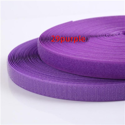 2cm * 1M Magic Tape Adhesive Verschluss DIY Polyester Nylon Haken Schleife Band Verschluss Nähen Zubehör Klittenband Keine kleber: 29 purple
