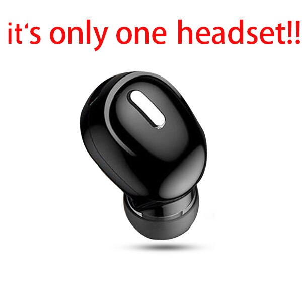 Mini in-ear 5.0 bluetooth oordopjes hifi draadloze headset met microfoon sport oordopjes handsfree stereo geluid oordopjes voor alle telefoons: Zwart