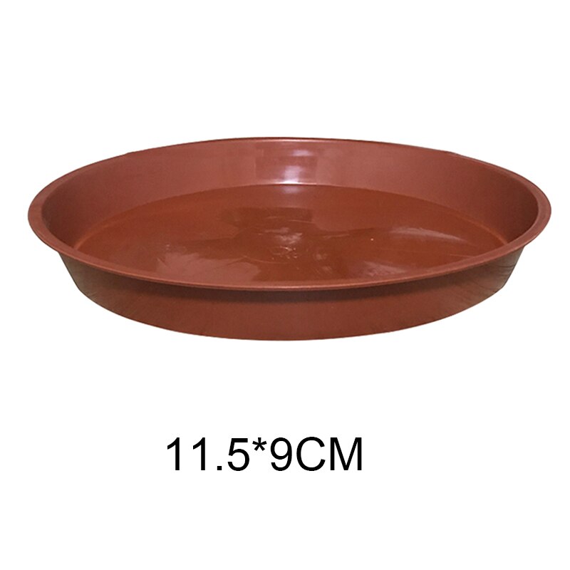 Platillos de plástico para jardín, Base de bandeja de agua para interior y exterior, 10 piezas: 8