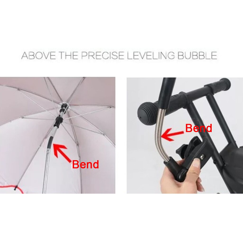 Foldable Summer Outdoor Beach Sunshade Umbrella Sun Protection Parasol Shelter All-weather with Universal Clamp Travel Anti-UV