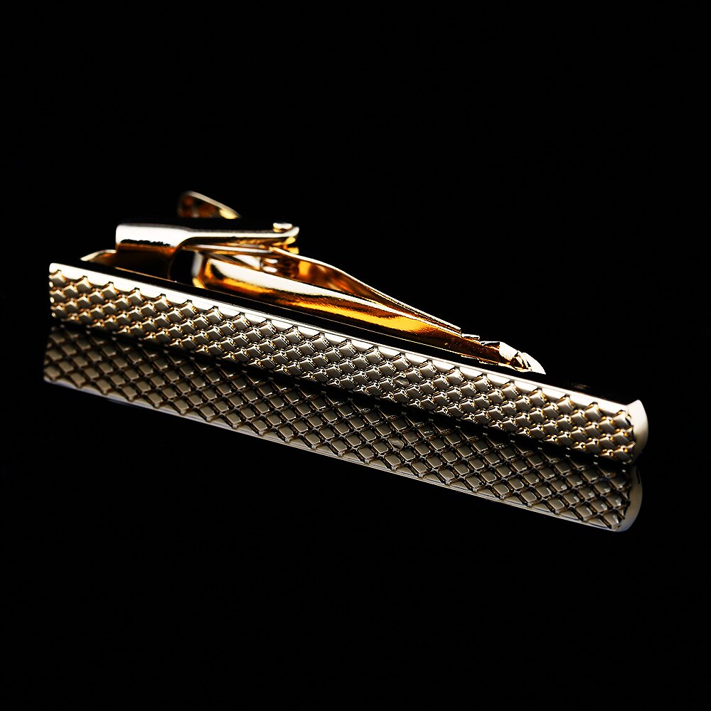 Kflk qualidade abotoaduras stickpin presente gravata pino masculino ouro frisado fio laço clip abotoaduras stickpin 2018novos produtos convidados