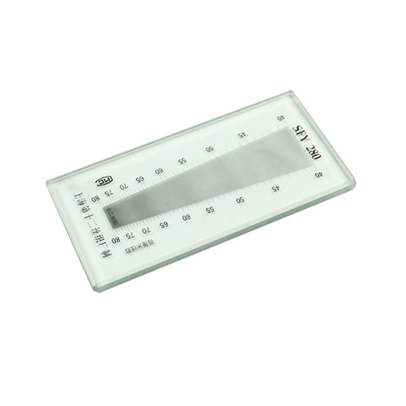 Medidor de espejo de densidad de urdimbre de tela de vidrio, análisis de densidad de urdimbre y trama, micrómetro, instrumento de medición de escala