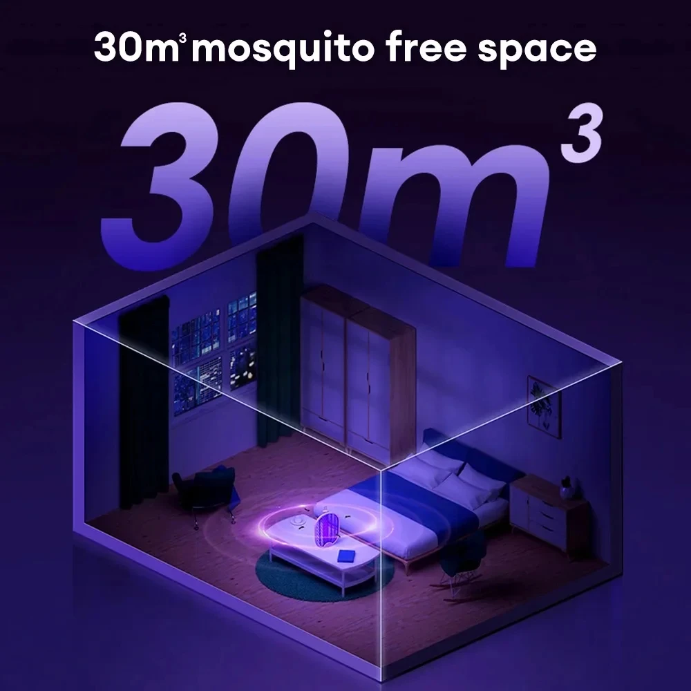 Matamosquitos eléctrico plegable, trampa para moscas recargable por USB, matamoscas, raqueta, mata insectos con luz UV, Exterminador de insectos, 3500V