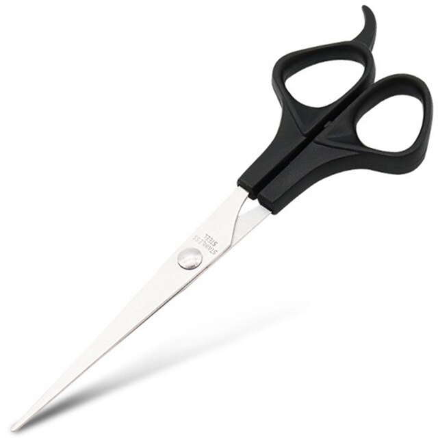 Professionele 6.0 Inch Hair Schaar Snijden Kapper Makas Haar Schaar Salon Scisors Dunner Schaar Kappersscharen: Black cutting