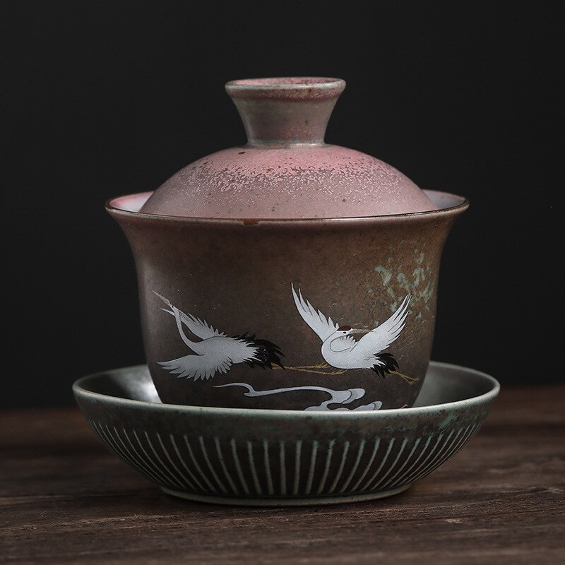 TANFEI Juego De Té Tradicional De Ceráica China, Juego De Té Para