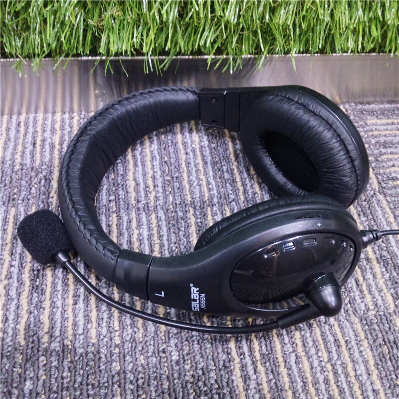 Salar A566N Gaming Headset 3.5mm Wired Headphones with Microphone Stereo Surround Headband for Computer PC Gamer