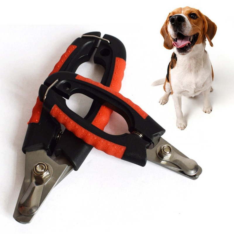 Professionele Hond Nagelknipper Cutter Rvs Grooming Schaar Clippers voor Dieren Katten met Lock Maat S M