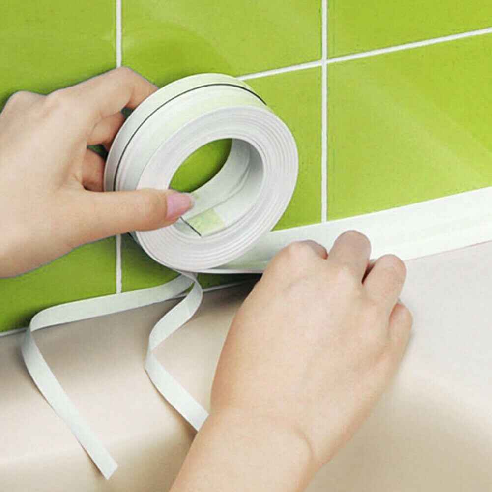 Fleksible selvklæbende forseglingsstrimler til badevæggens forseglingsstrimmel køkkenrullebånd