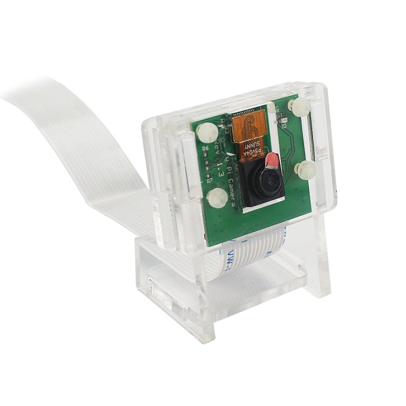 Raspberry Pi 4 5MP Camera Holder Acrylic Support Transparent Bracket Case Box for V2 Official Camera ( not include Camera)