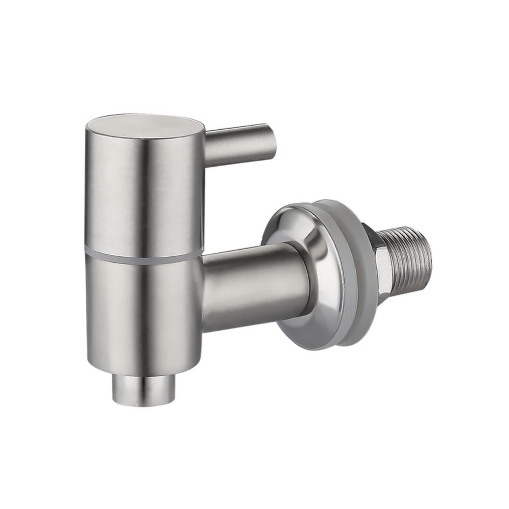 Replacement Spigot Faucet Tap For Beverage Dispenser Stainless Steel 16mm Tap With Ceramic Valve Fits 5/8 Inch Opening: T 16mm
