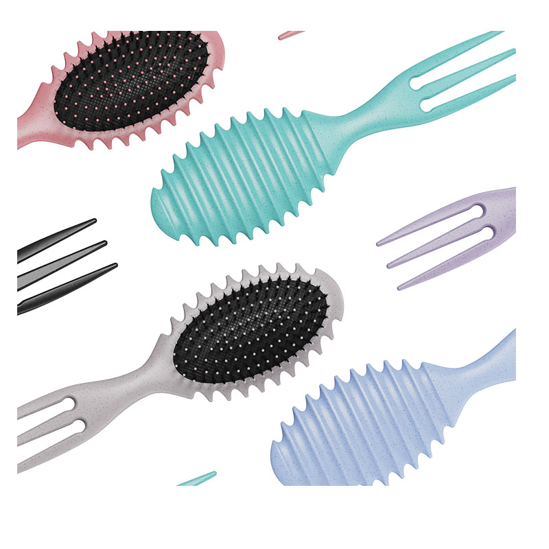 Salon Home Styling Comb Curl Defining Bounce Hair Brush Barbershop Boar Bristle Comb Detangling Shaping Hairbrushes
