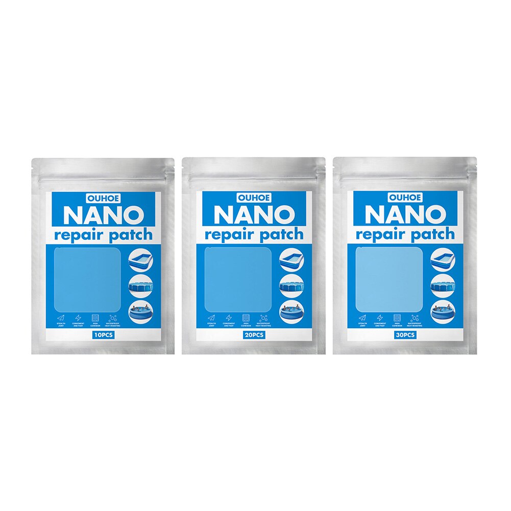 10/20/30Pcs Swimming Float Repair Patch Pool Inflatable Toys Adhesive Repair Tape Outdoor Swimming Pool Accessories