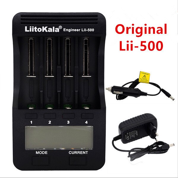 LiitoKala lii-500 LCD 3.7 v 1.2 v 18650 26650 16340 14500 10440 18500 Batterij Lader, 100% originele factory LiitoKala lii500: lii500 / EU