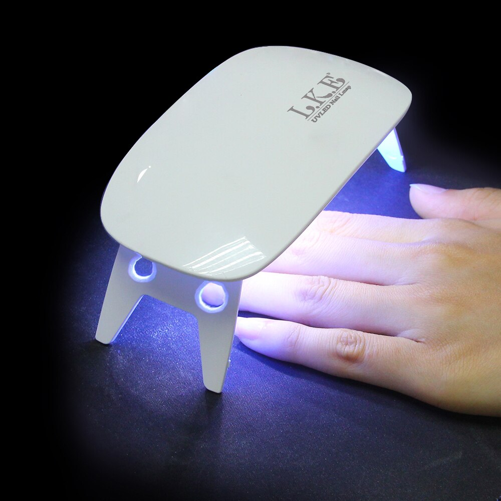 12W UV Lamp Nail Dryer LED Ultraviolet LKE Lamp Nail Lamp Curing voor UV Gel Polish Nagellak Gereedschap