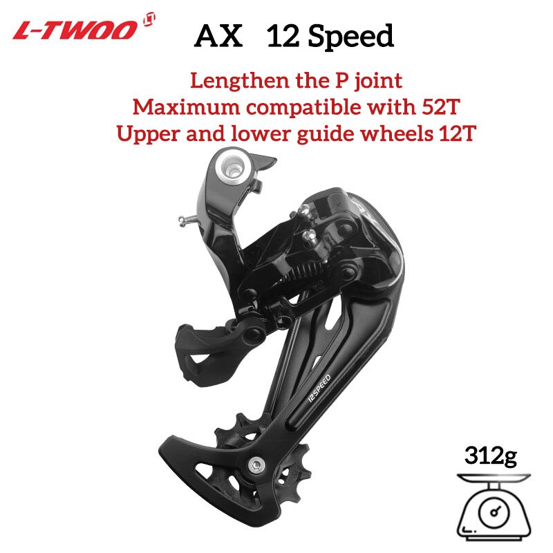 LTWOO AX/AT/A7/A5 Derailleurs Trigger Groupset 9/10/11/12S Shifter Lever Rear Derailleur Switches Compatible SRAM and SHIMANO: AX 12S RD