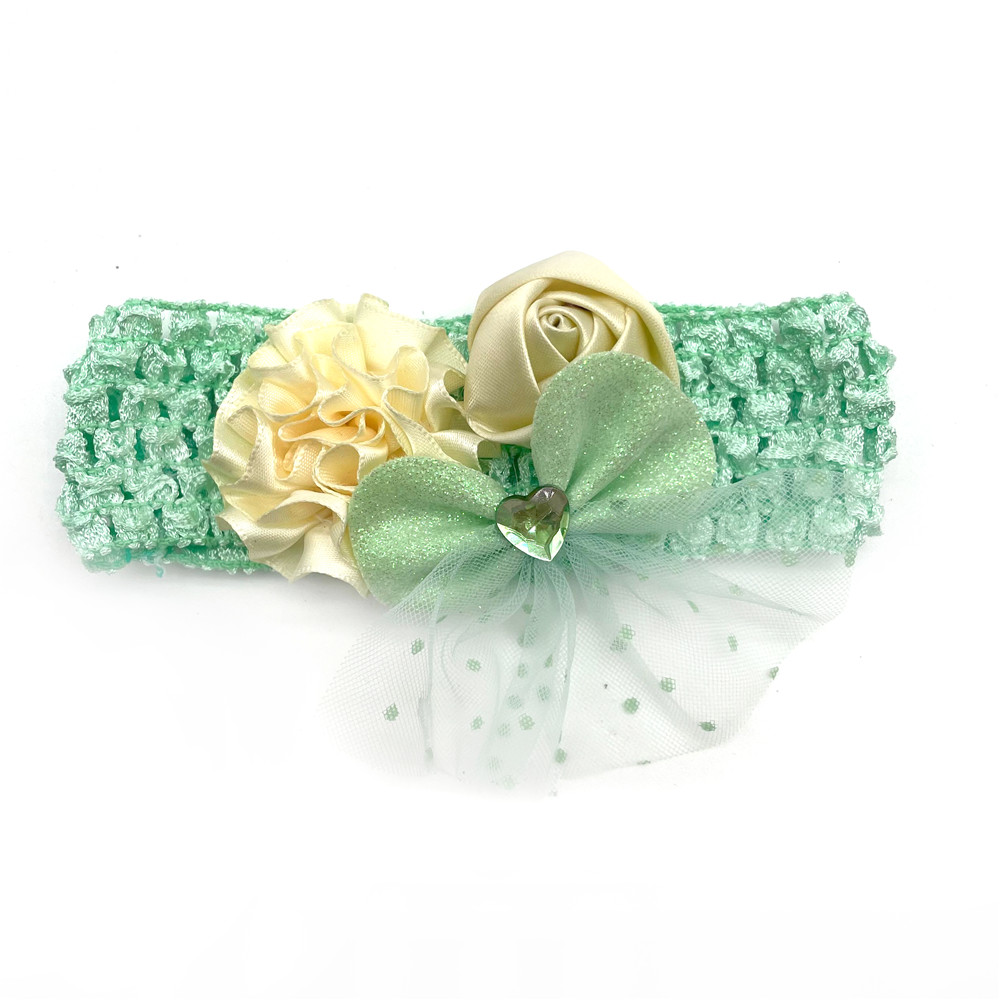 30/50 stuks hond bloemen vlinderdas met elastische band roze bloemen meisje jongen hond verzorging product voor kleine midden grote hond strikjes: M / GRIJS