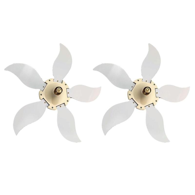 Vijf-Blad Vouwen Led Lamp Fan Blade Vervorming Garage Kroonluchter 360 Graden Geen Dode Hoek Verstelbare Plafondlamp