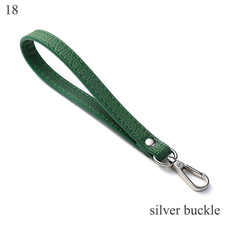 Alle-Match Clutch Bag Strap Portemonnee Riem Vrouwen Pols Zak Riem Effen Kleur Vrouwen Eenvoudige Handvat Purse Bag Riem vervanging: 18