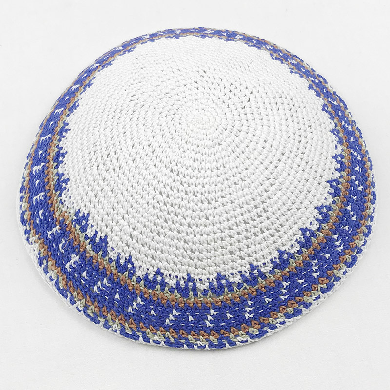 Kippa tricoté à la main pour hommes, garçons et enfants, chapeau Yamaka Kippot: 3