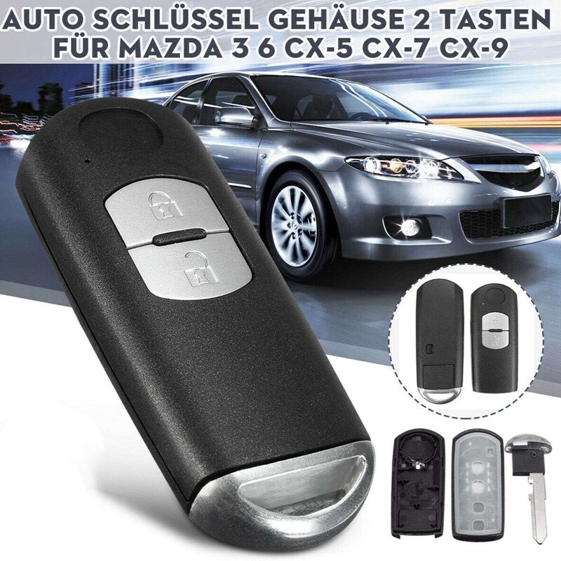 Voor Mazda 3 CX-3 CX-5 Afstandsbediening Auto Key Cover Shell Case Fob Behuizing Cover