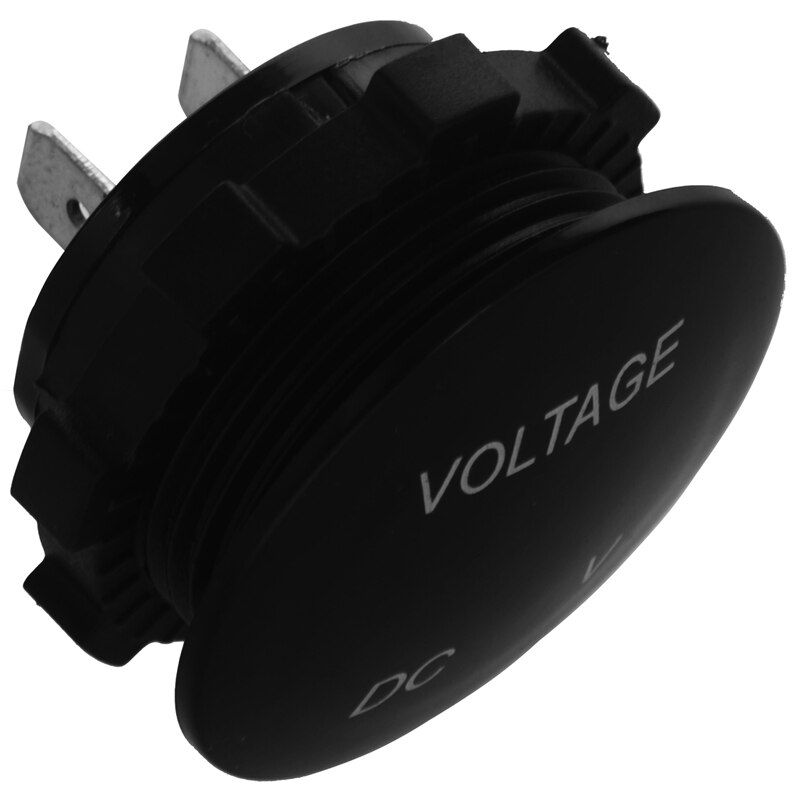 Voltage Meter Universele Voltmeter Digitale Display Waterbestendig Led Groene Kleur Voor 12V-24V Dc Auto Motor auto Truck