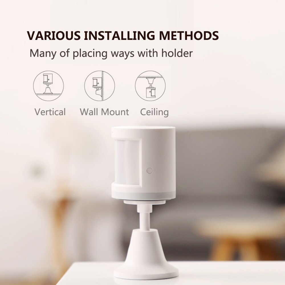 Aqara smart human body sensor bevægelse pir bevægelsessensor zigbee trådløs forbindelse fungerer med mi home app