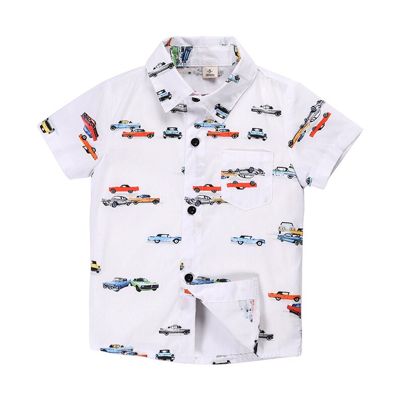 Chemise à Graffiti d'été pour enfants, vêtements pour mère et bébé, chemise blanche, à la ,: mjn / 5T