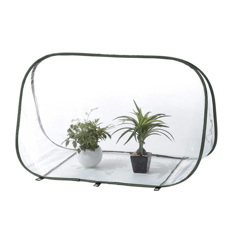 Mini Greenhouse Tent Pop Up PVC Grow House Small Indoor Outdoor Garden Flower Pot Cover Patio Flower Protection Useful Garden