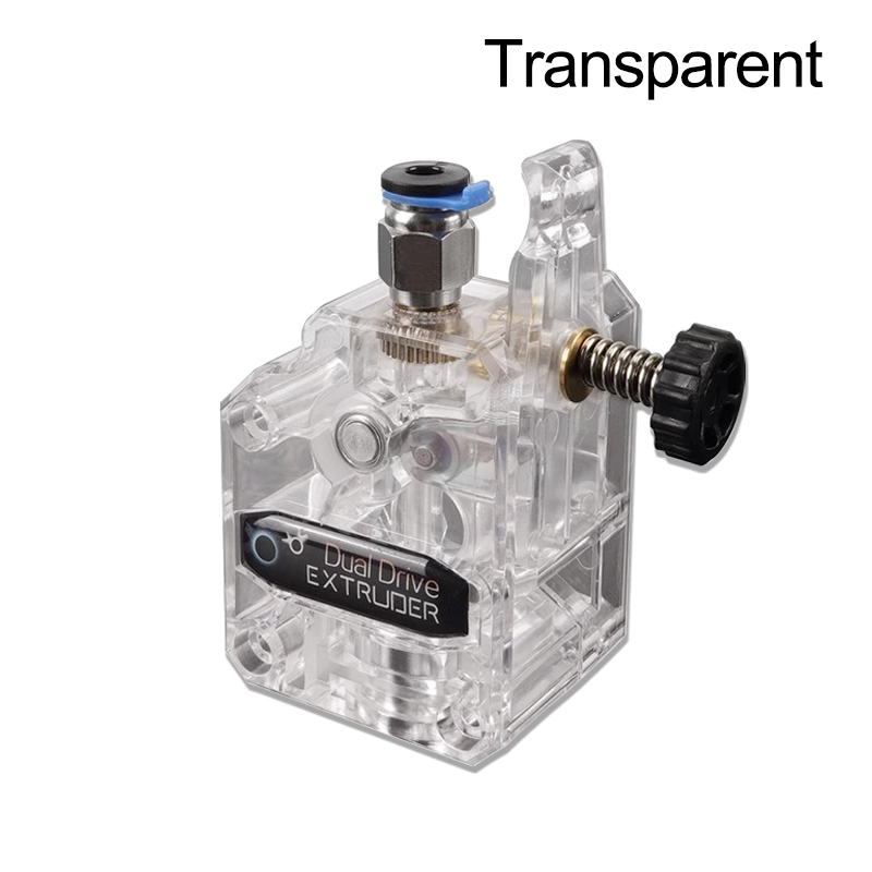 Parti della stampante 3D per MK8 Estrusore clone doppio unità Estrusore Aggiornamento Bowden Estrusore diretto Filamento da 1,75 mm per CR10 Ender 3 pro: Rosso