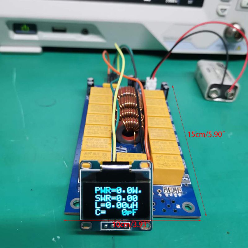 100W OLED ATU100 automatic antenna tuner DIY KITS 1.8-50 MHz 0.96 inch