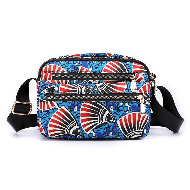 Mini Floral Shoulder Bag Women Nylon Waterproof Soft Zipper Crossbody Versatile Purses And Handbags Bolsa Feminina Sac: 1