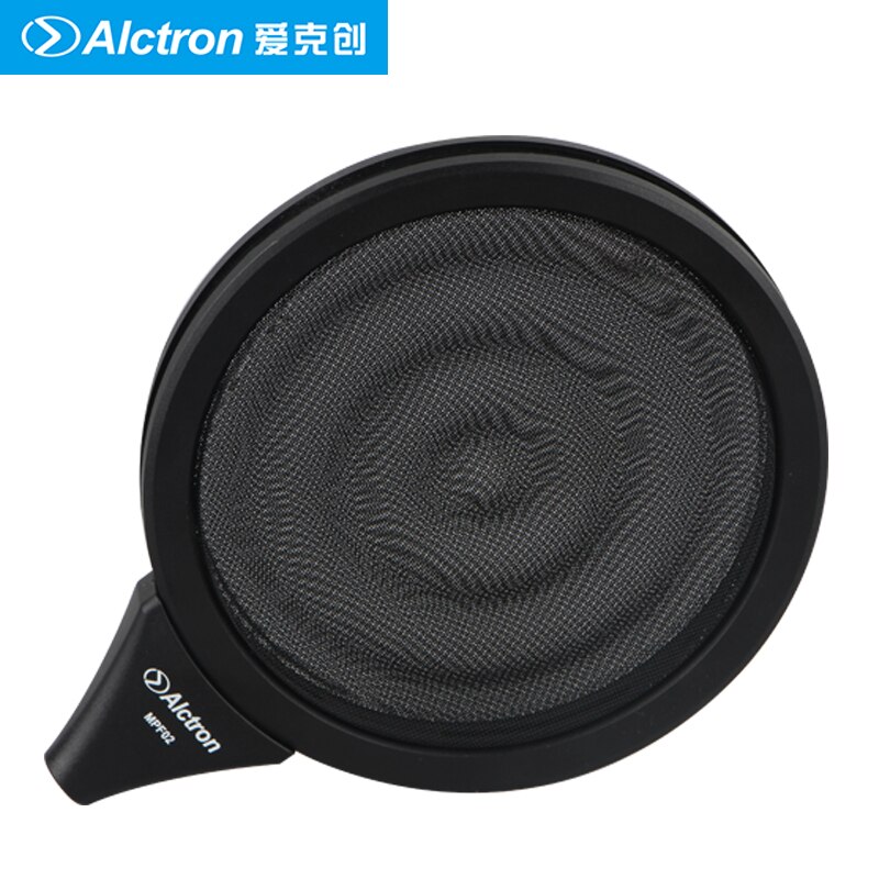 Alctron-filtro mpf02 para gravação em estúdio, performance de palco, material de metal duplo, com braçadeira de novo design