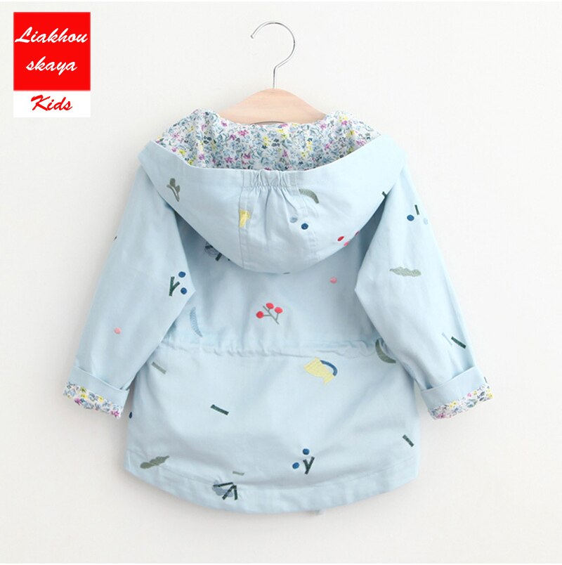 Liakhouskaya meisjes trenchcoats, dubbelrijs jassen voor meisjes, kleding voor de lente, kinderwindjacks en bovenkleding 4-12t