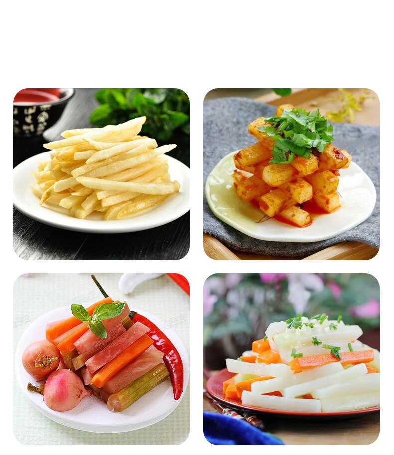 Potato Cutting Machine Stainless Steel Non-slip French Fries Cutter Home Use Potato Slicer Chopper Cucumber Carrot Kitchen Tool