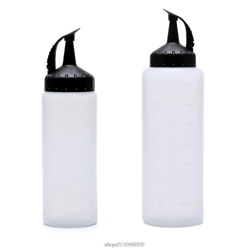 Multifunction Soy Sauce Bottle, Seasoning Jar Salad Dressing Bottle, Plastic Squeeze Bottle for Condiments AG13 21