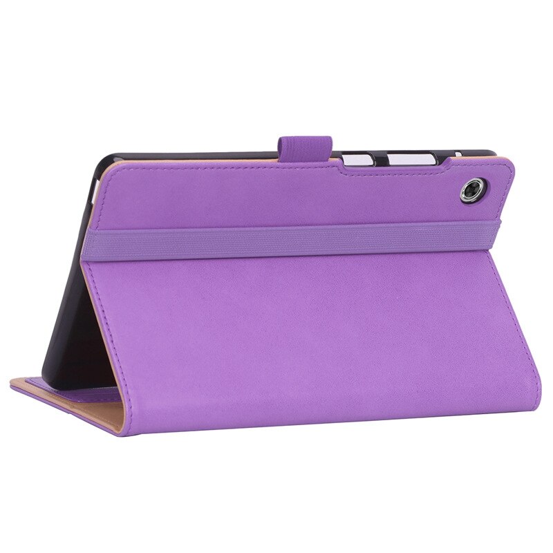 Tablet Beschermhoes Retro Hand Rest Card Tablet Sleeve Houder Leather Case Voor Huawei Matepad T8 8 Inch